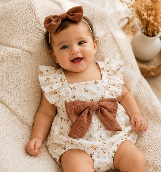 Floral Baby Onesie