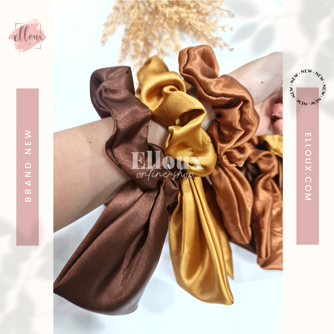 Elloux Silk Scrunchies