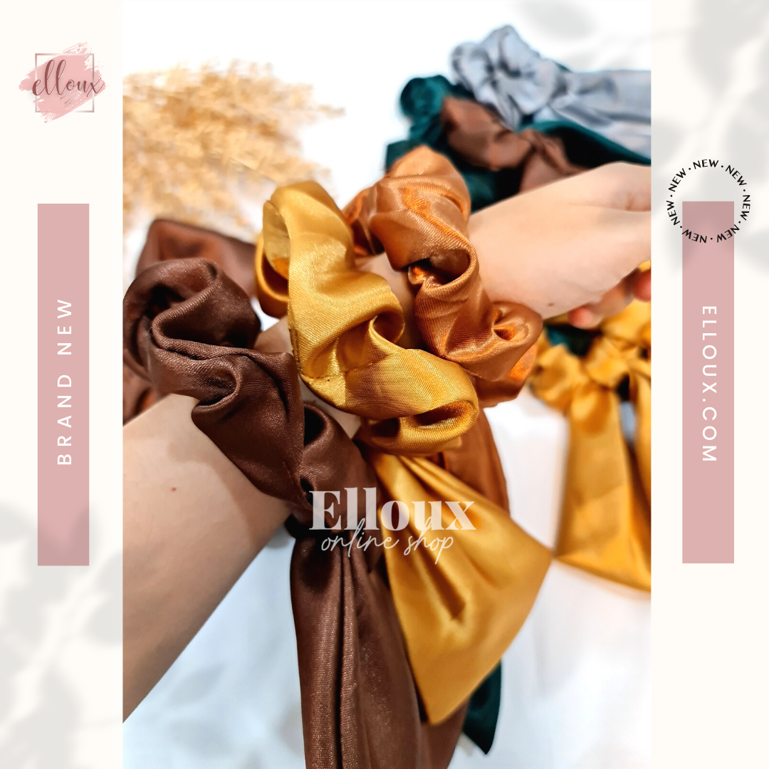 Elloux Silk Scrunchies