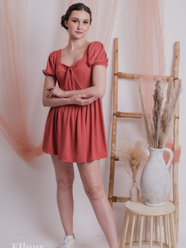 Square Neck Dolly Mini Dress